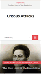 Mobile Screenshot of crispusattucksmuseum.org